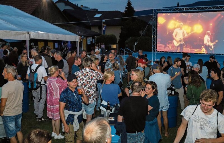 Ausgelassene Stimmung im Festareal.Gaby Kost