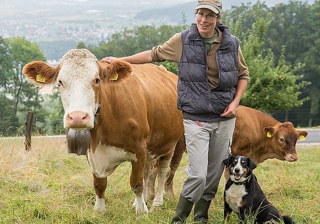 Barbara Zwahlen liebt ihren Beruf und könnte nicht ohne die Tiere sein. (Barbara Scherer)
