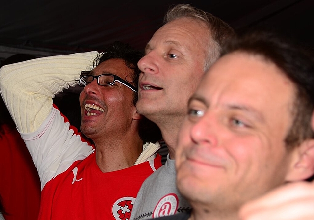 Beim Spiel gegen Honduras herrschte noch Freude in den Gesichtern nach dem 2:0 für die Schweiz. Foto: sw