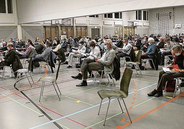 167 Stimmberechtigte nahmen an der Wintergmeind in der Würenloser 
