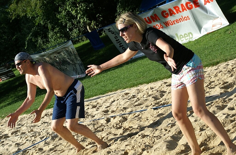 Jeder ist am Beachvolleyball-Turnier willkommen – ob Profi oder Plauschspieler. zVg