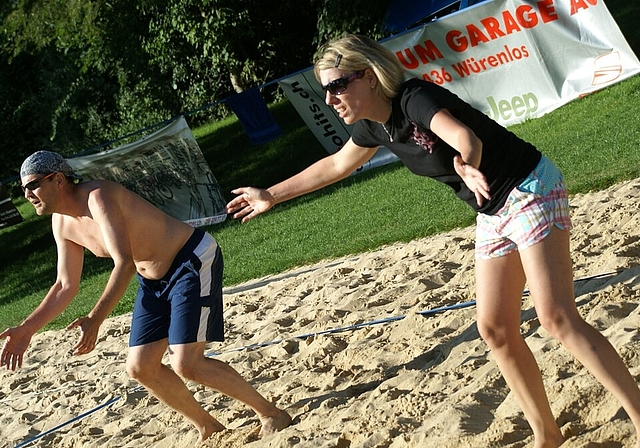 Jeder ist am Beachvolleyball-Turnier willkommen – ob Profi oder Plauschspieler. zVg