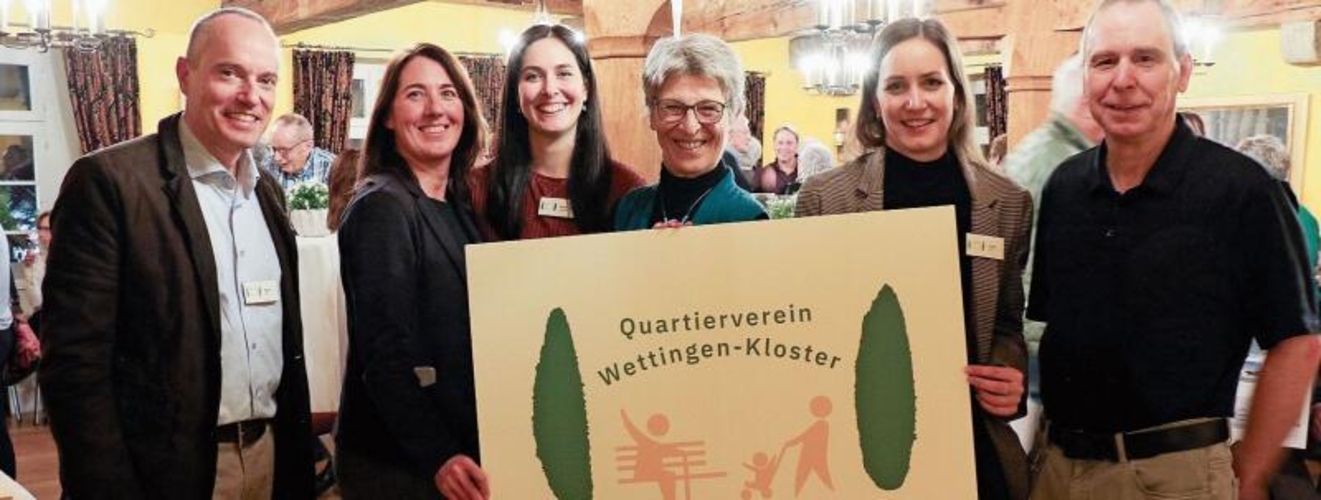 Vorstand mit neuem Logo: Kurt Frei, Simona      Sacripanti, Karla Scussel, Monica Gassner, Julia Klee und Martin Bürlimann (v. l.). Melanie Bär