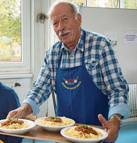 Leckere Spaghetti werden serviert.Peter Graf