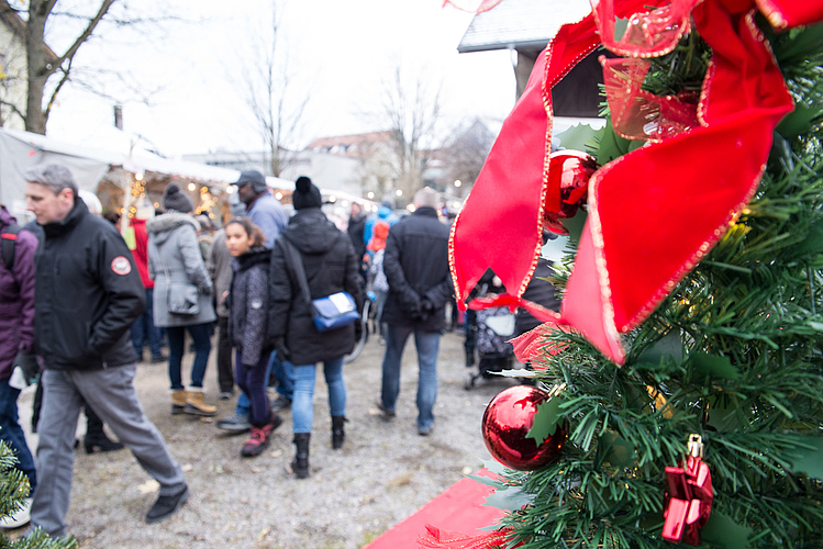 Weihnachtsstimmung liegt in der Luft.
