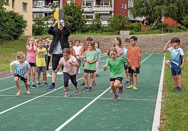 Beim Startsignal gehts los. (Bilder: Gaby Kost)
