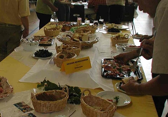 Reichhaltiges Buffet. Foto: zVg