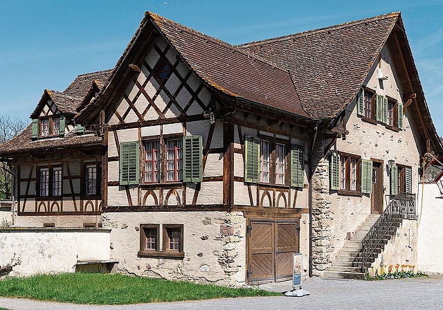 Das Riegelhaus liegt innerhalb der Klosteranlage. Raphaël Dupain/Archiv