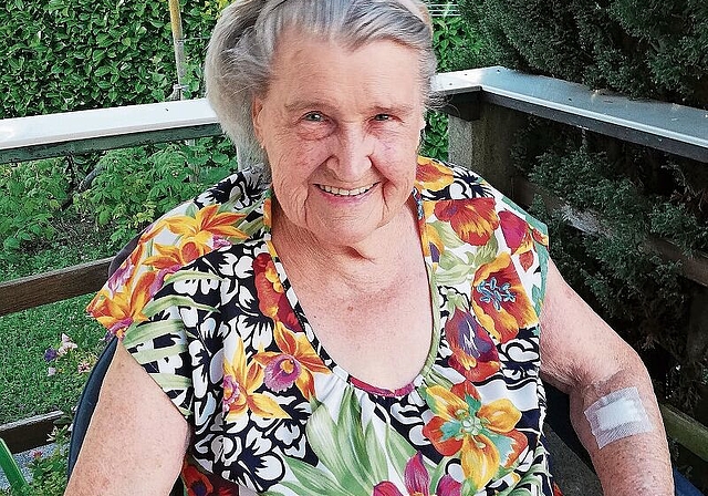 Jubilarin Annamaria Dort feierte kürzlich ihren 90. Geburtstag. zVg