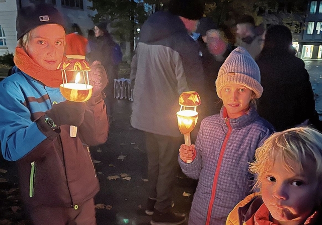Räbeliechtliumzug am 26. Oktober. zVg