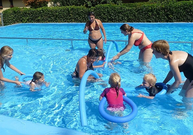 Die Schwimmanfänger-Kurse im Meierbädli waren gut besucht. Foto: zVg 