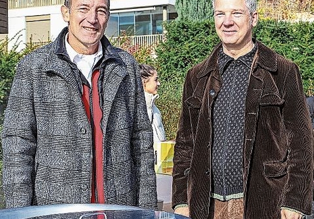 Freuen sich, dass dieses Jahr der Anlass wieder durchgeführt werden konnte: Ammann Anton Möckel (l.) und Gemeindeschreiber Daniel Huggler.
