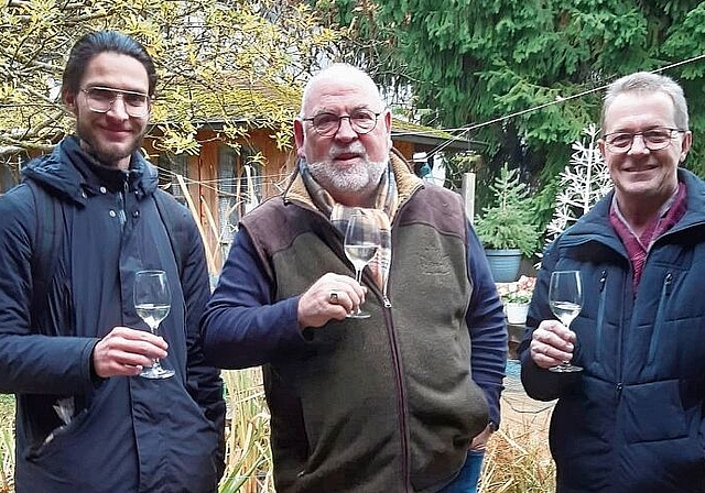 Politisches Trio: Mohaya Devay, Felix Mehmann und Martin Uebelhart. (Bild: zVg)