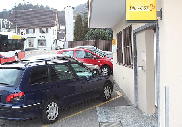 Künftig geschlossen? Die Poststelle in Killwangen. Foto: bär