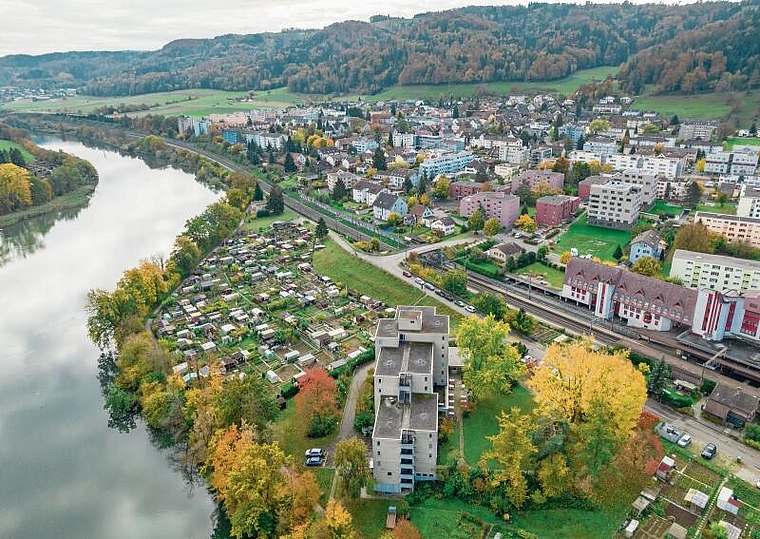 Zukunft des Härdli: Die Fläche zwischen Limmat und Bahnhof soll bis 2035 bebaut werden. Sandra Ardizzone