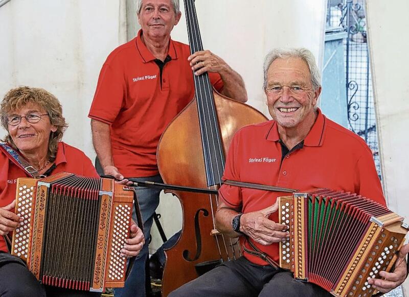 Die Strizzi-Fäger sorgen für musikalische Unterhaltung.gk