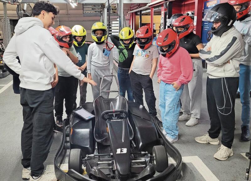 Beim Kartfahren auf der Kartbahn Spreitenbach. zVg