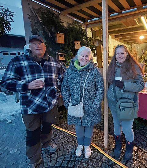 Vereinsvertreter: Peter Wyss, Sylvia Seibold und Claudia Bussey. bär