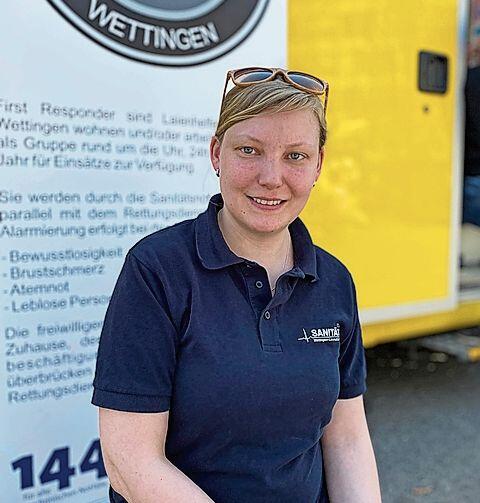 Anita Peter ist First Responder bei der Sanität Wettingen-Limmattal. bär