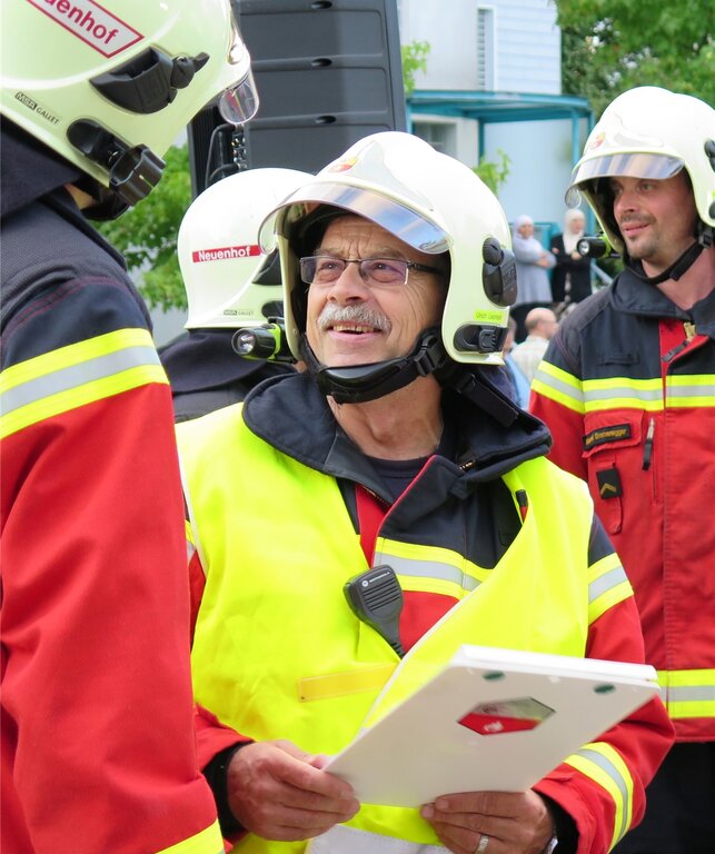 Vizekommandant Leo Ulrich leitete am Freitagabend seinen letzten Einsatz.
