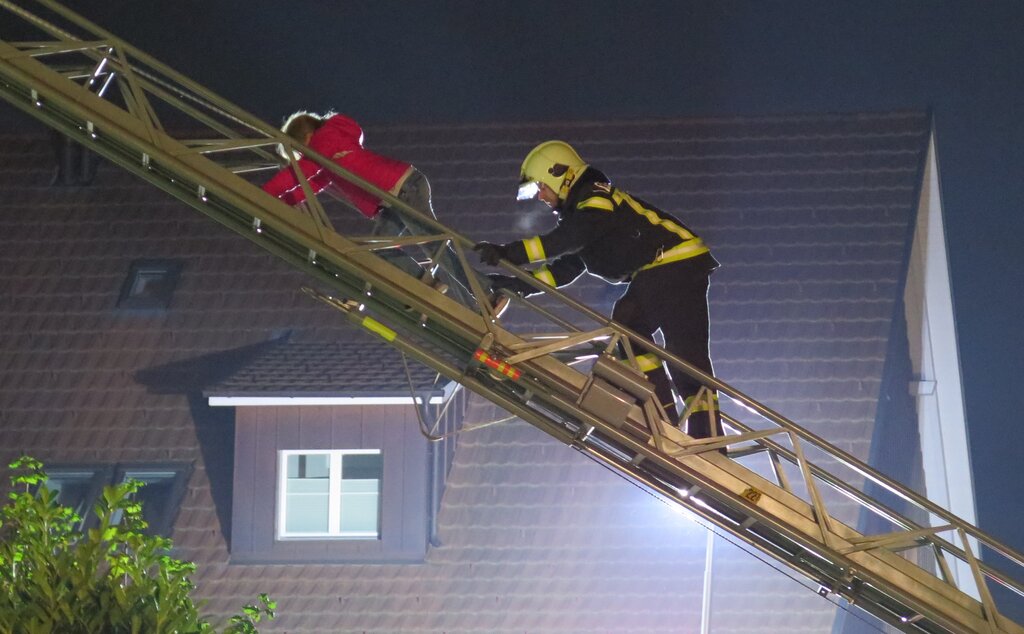 Diese junge Figurantin meisterte die mechanische Leiter souverän. Fotos: ska
